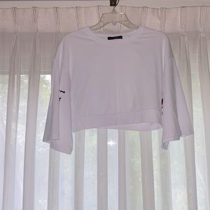 Zaful White Crop Top
